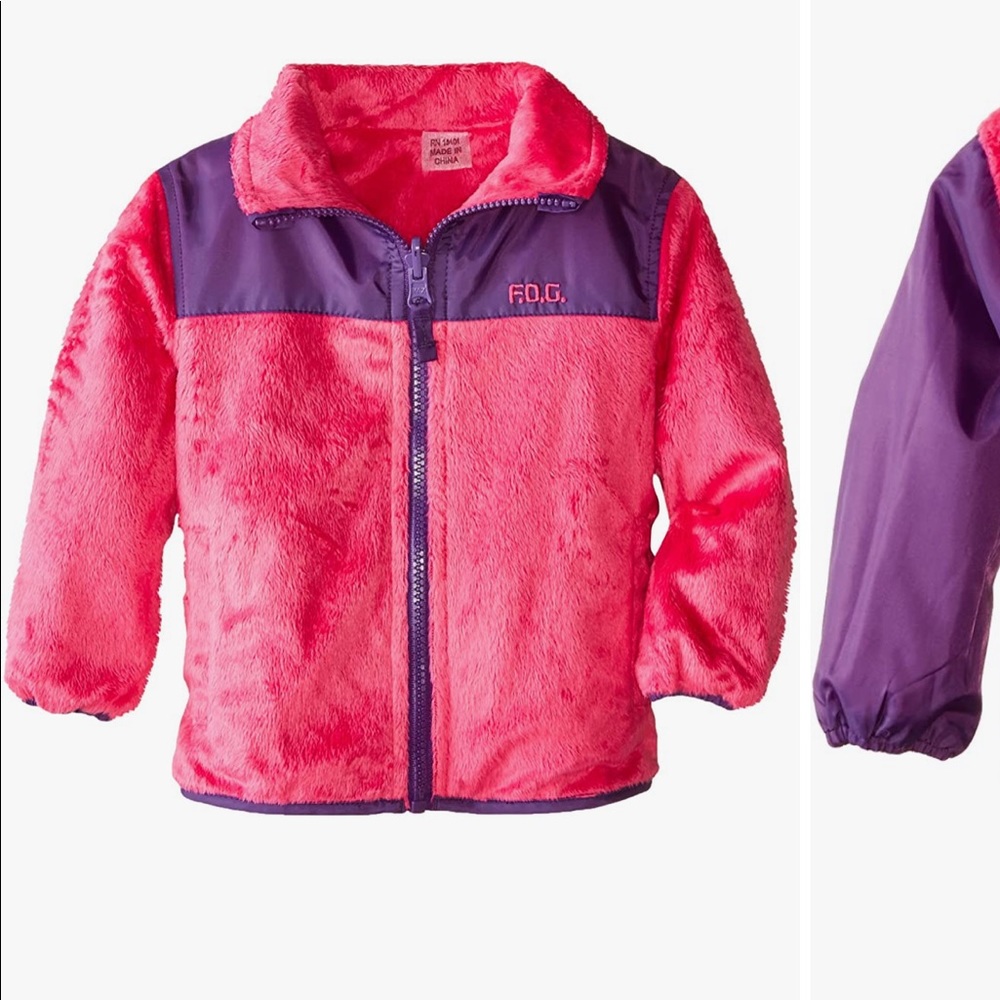 London fog reversible zip up